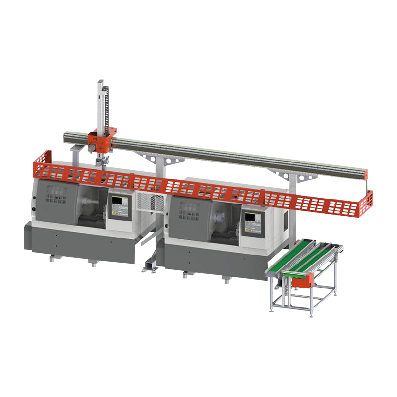 150200 Medium F Series CNC Lathe Automation Production Line