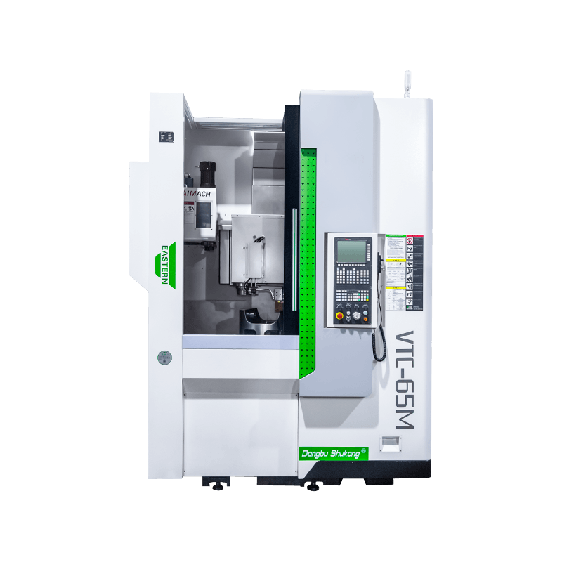 VTC65M Vertical Turning Lathe With Indexing Chuck For Valve Processing